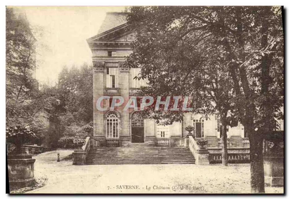 SAVERNE - O Castelo (Costa do Reno) — Editor: CH. BERGERET, Strasbourg - Frente