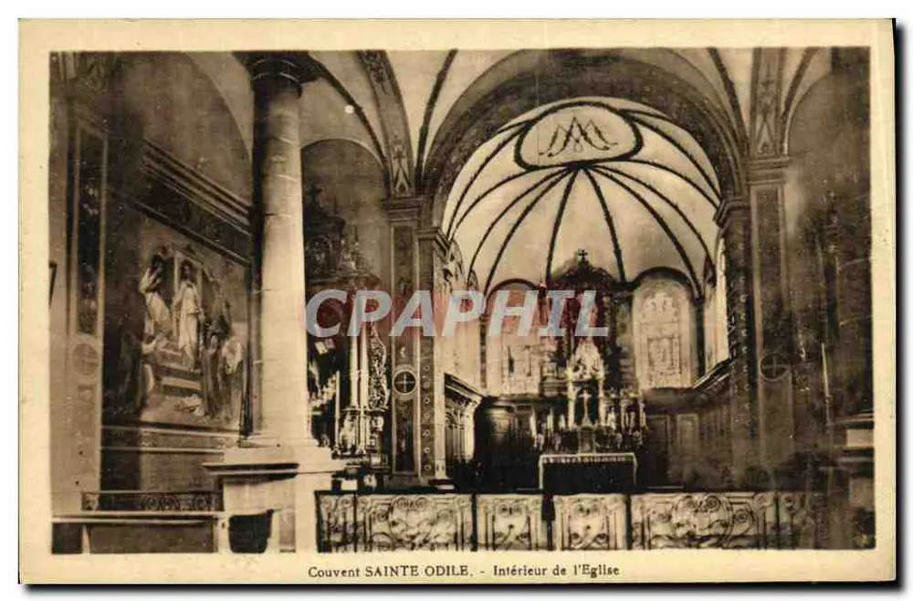Kloster Sainte Odile - Innenansicht der Kirche - Vorderseite