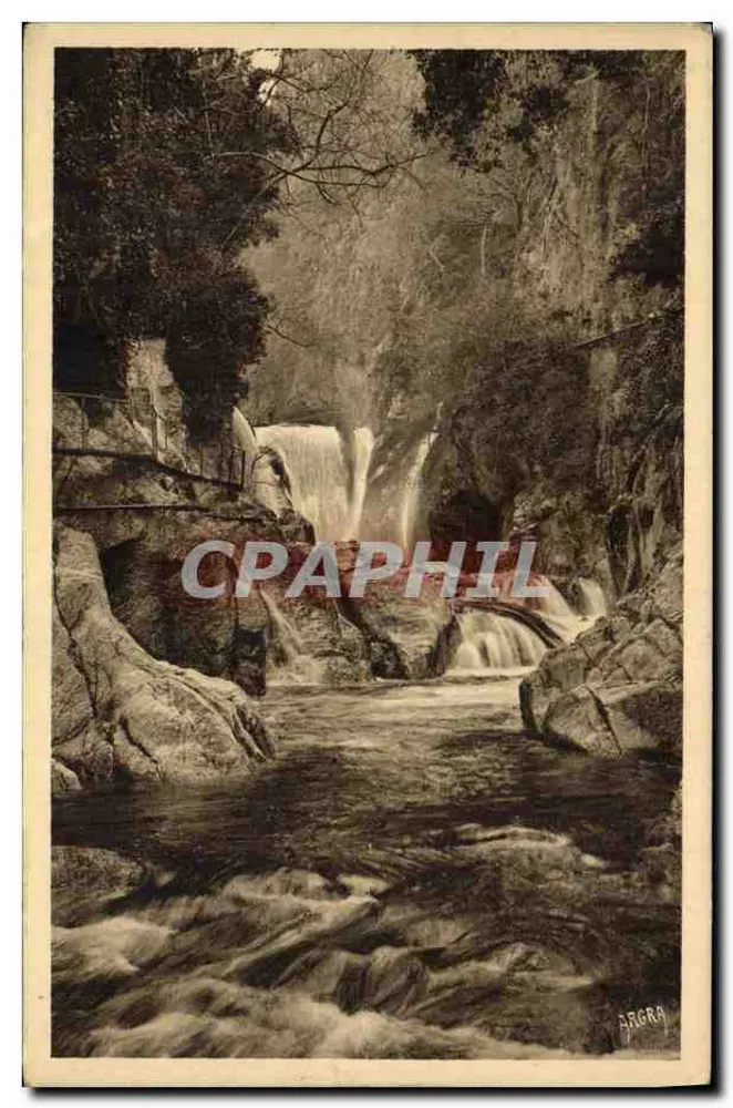 Gorges du Mondony — Der Wasserfall von Annibal — Arts Graphiques Toulouse - Vorderseite