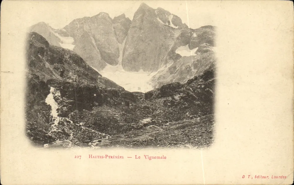 Hautes-Pyrénées — Le Vignemale — D T, editor, Lourdes - Frente