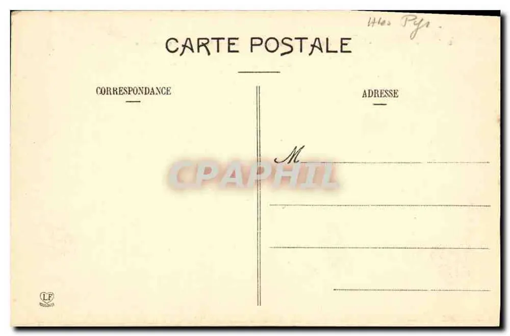 Die Hochpyrenäen — Tal und Kapelle von Héâs — Fond de Troumousse — Phototypie Labouches frères, Toulouse - Rückseite