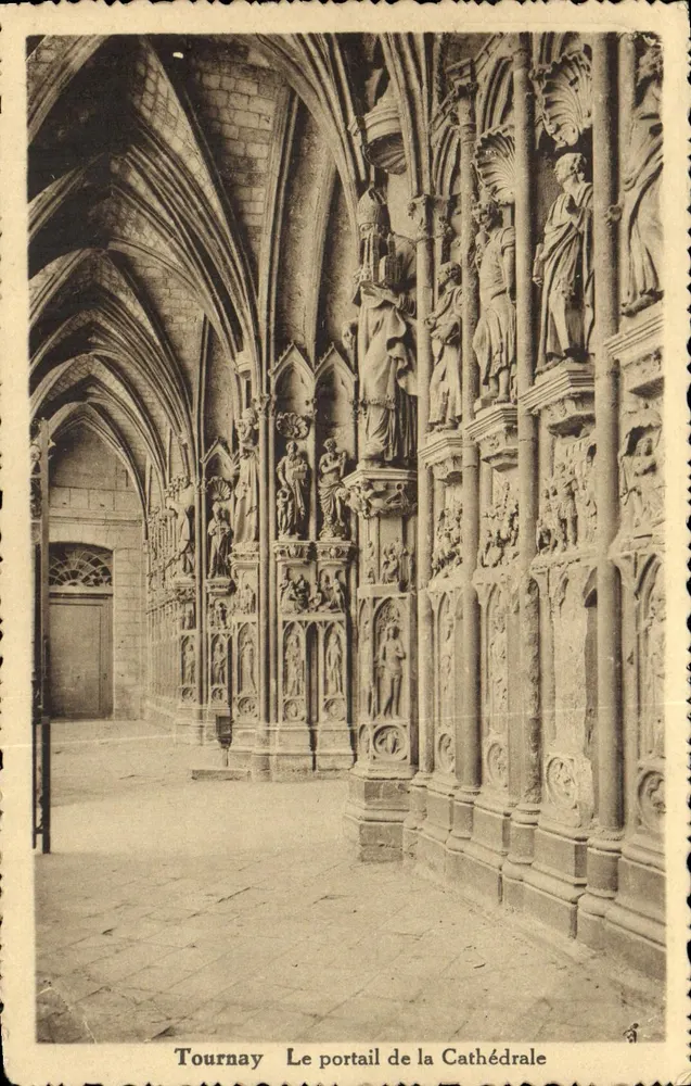 Tournai — Der Portal der Kathedrale — Belgische Ausgabe, Brüssel - Vorderseite