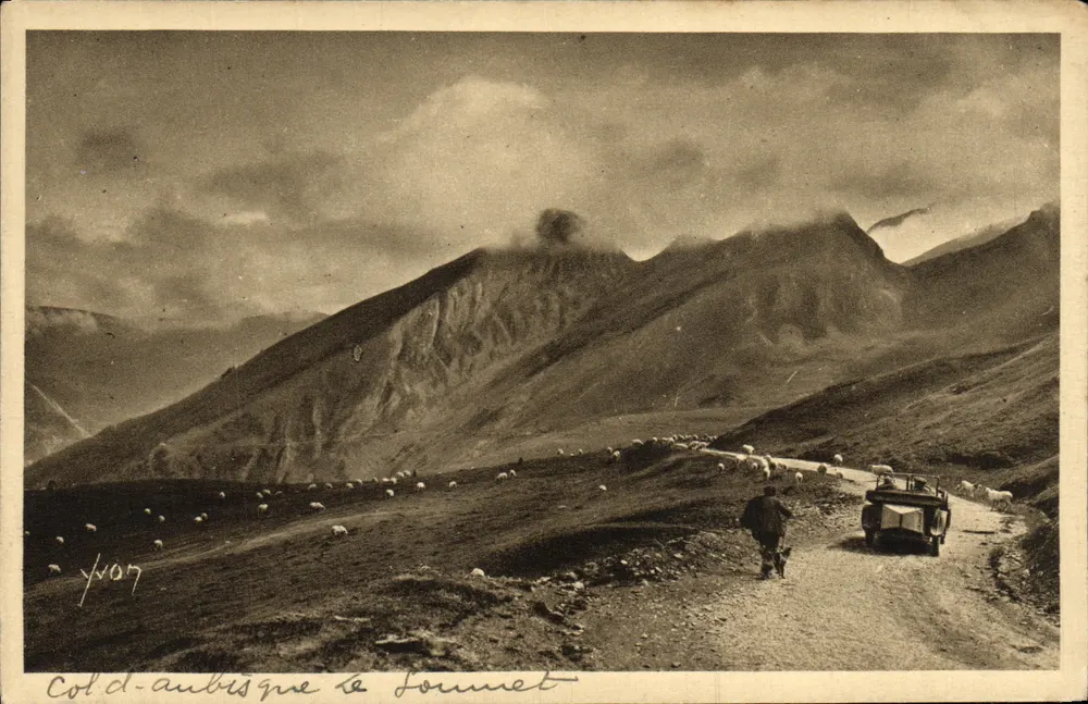 Col d'Aubisque - Le Fournet — Edição de AH YVON, série 72 - Frente