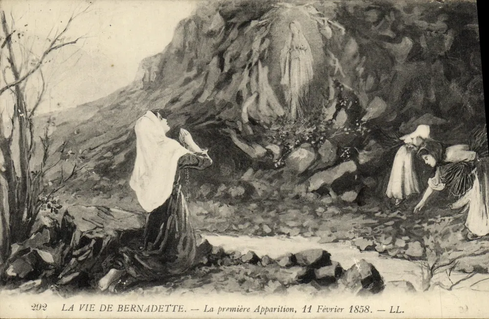 Die erste Erscheinung — Bernadette Soubirous — LL, n°292 - Vorderseite