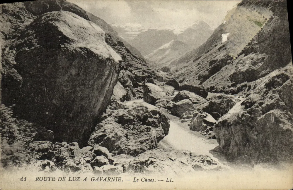Route de Luz à Gavarnie — Le Chaos — LL. — n°41 - Vorderseite