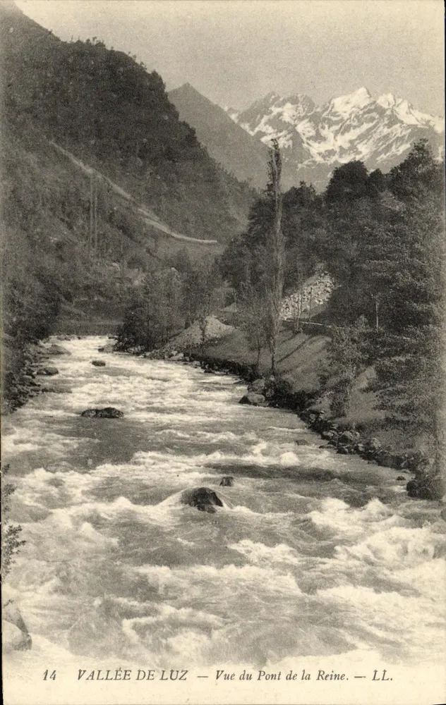 Tal von Luz — Aussicht von der Königinbrücke — LL. - Vorderseite