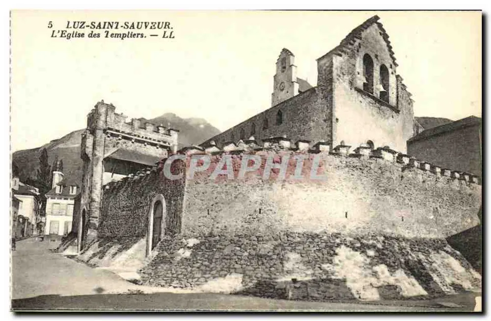 Luz-Saint-Sauveur — Die Kirche der Templer — LL - Vorderseite
