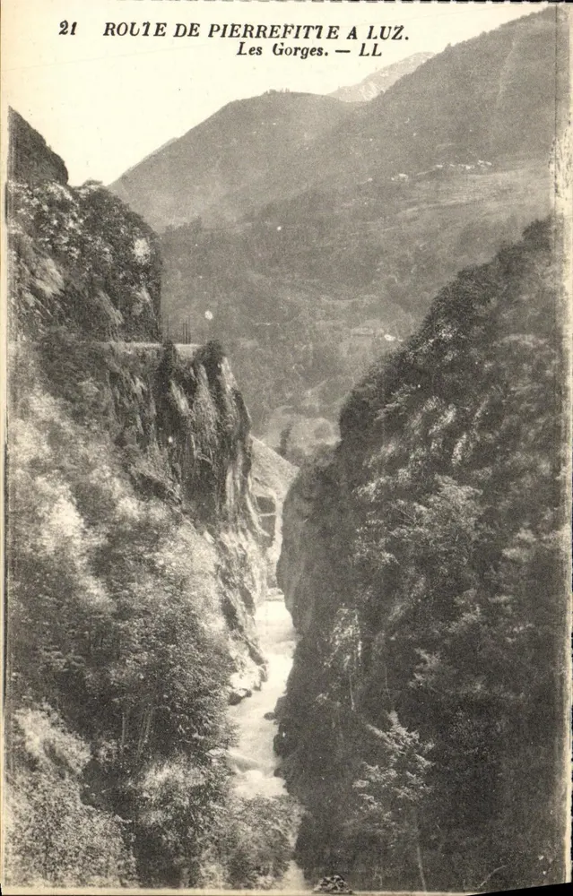 As Gorges — Estrada de Pierrefitte a Luz - Frente