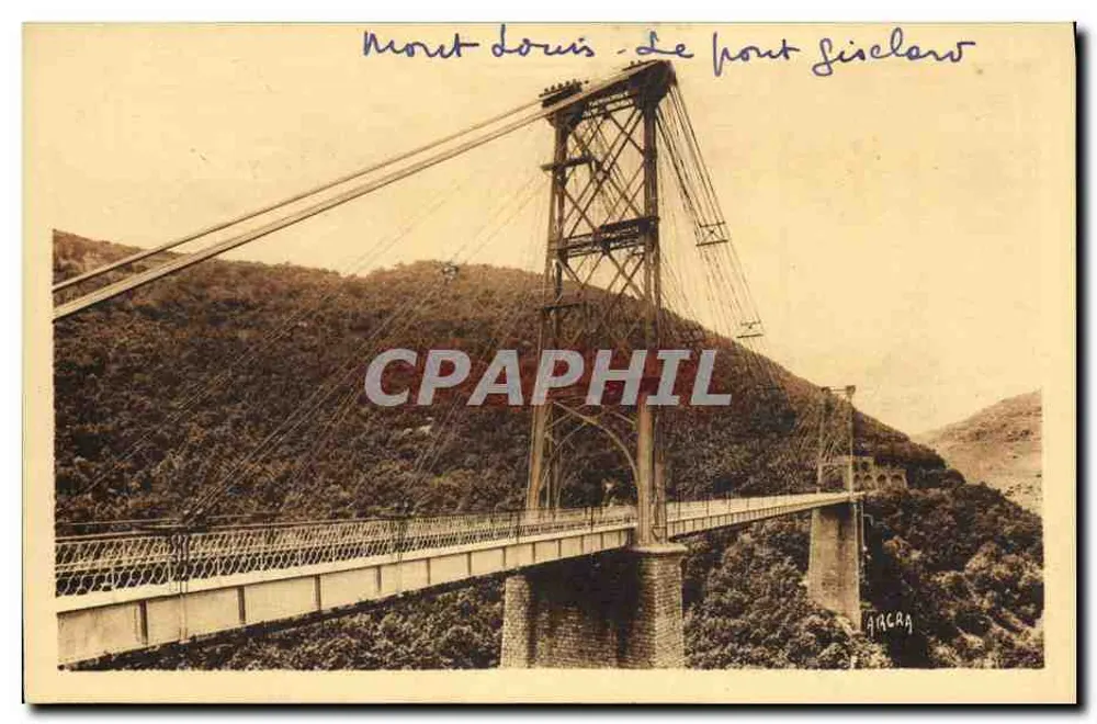 Mont-Louis - Pont Gisclard — Herausgegeben vom Commandant Gisclard - Vorderseite