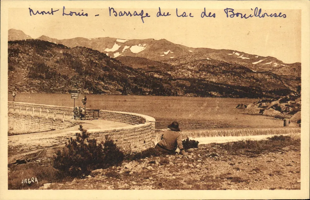 Mont-Louis - Staudamm des Sees Beuilllouses — ARGRA - Vorderseite