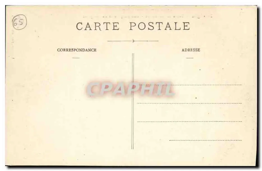 Barèges — Route du Tourmalet — Pics d'Espade et du Campanat — Bastugue, phot. édit. Barèges - Rückseite