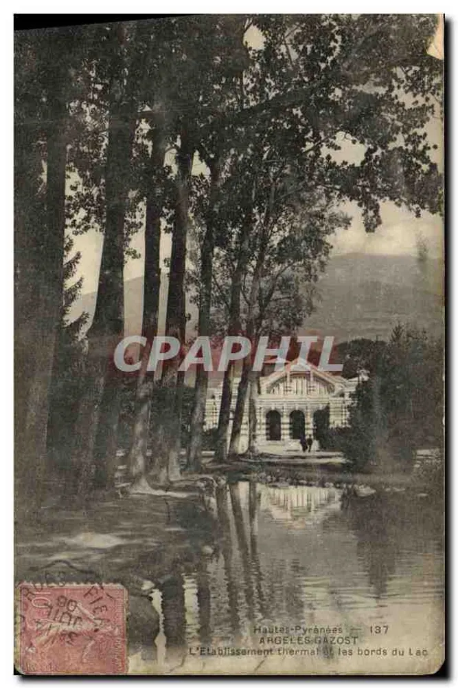 Argeles-Gazost — Das Thermalbad am Ufer des Sees — Verleger L. Boulanger, n° 137 - Vorderseite
