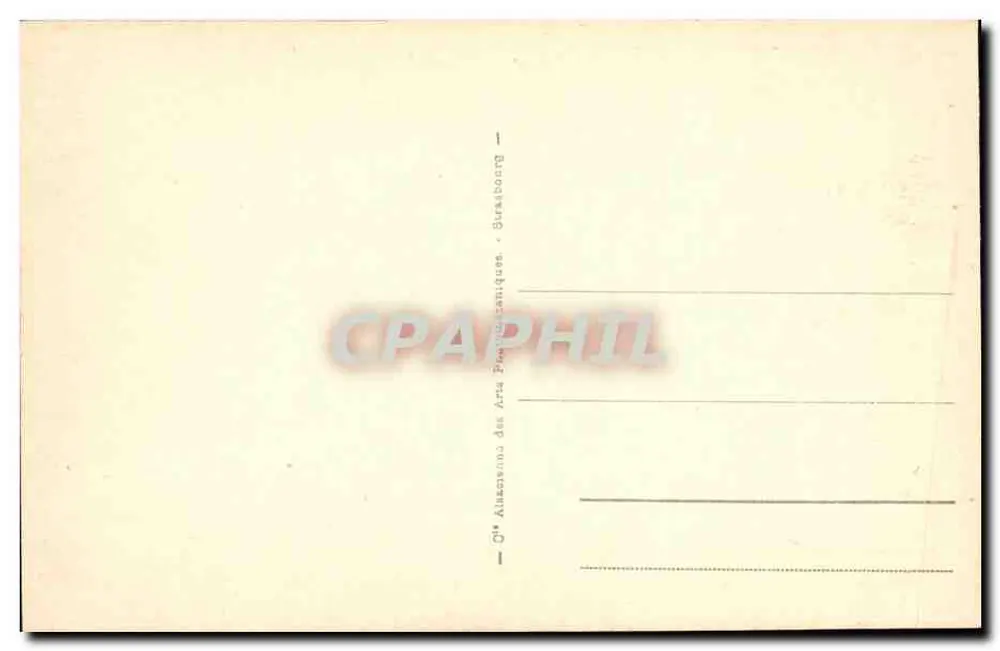 Gavarnie - A Igreja (século XIV) — editor G. Alascension des Arts Postaux-Canigó - Verso