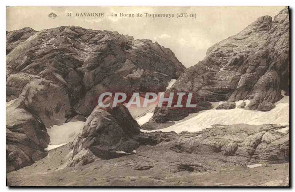 गावर्नी - ला बर्न डे टुकेरौये (2375 मीटर) — एडिटर ए. अचातोन डेज आर्ट्स ग्राफिक्स - स्ट्रासबर्ग - आगे