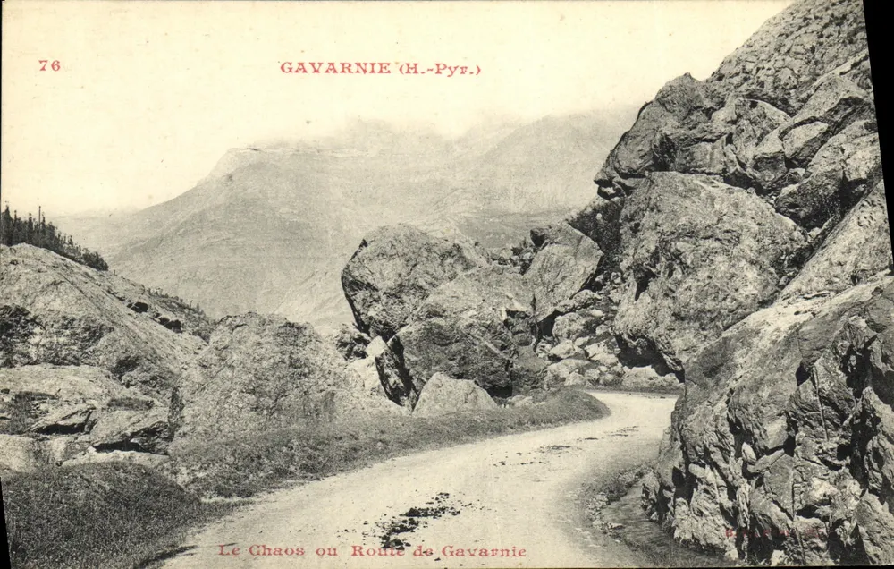 Der Chaos oder Gavarnie Road — Gavarnie (H.-Pyt.) — n°76 - Vorderseite
