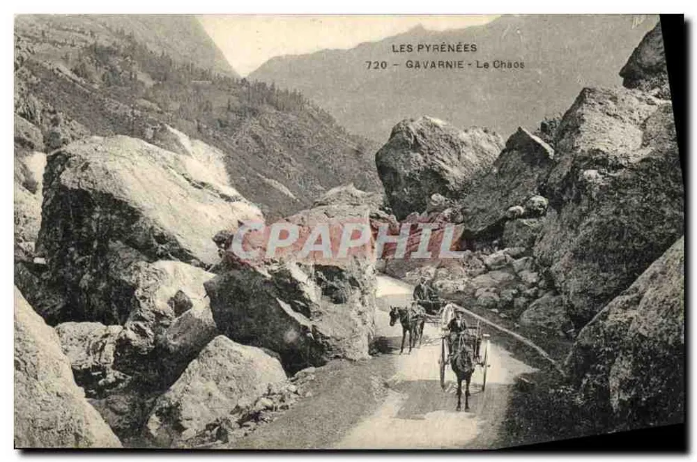 Os Pirineus - Gavarnie - O Caos — 720 — editor não visível - Frente