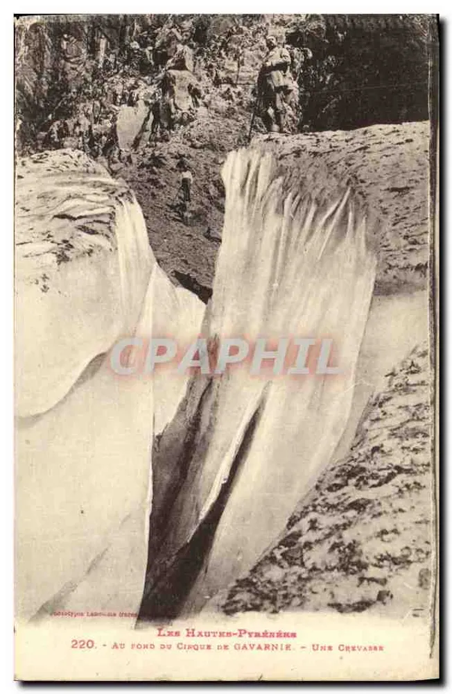 Hautes-Pyrénées — Am Grund des Cirques de Gavarnie — Eine Schneise — Phototypie Laboune (Frankreich) Nr. 220 - Vorderseite