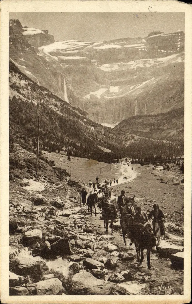 Gavarnie — Ritorno del Cirque — Editore Y.219 - Recto