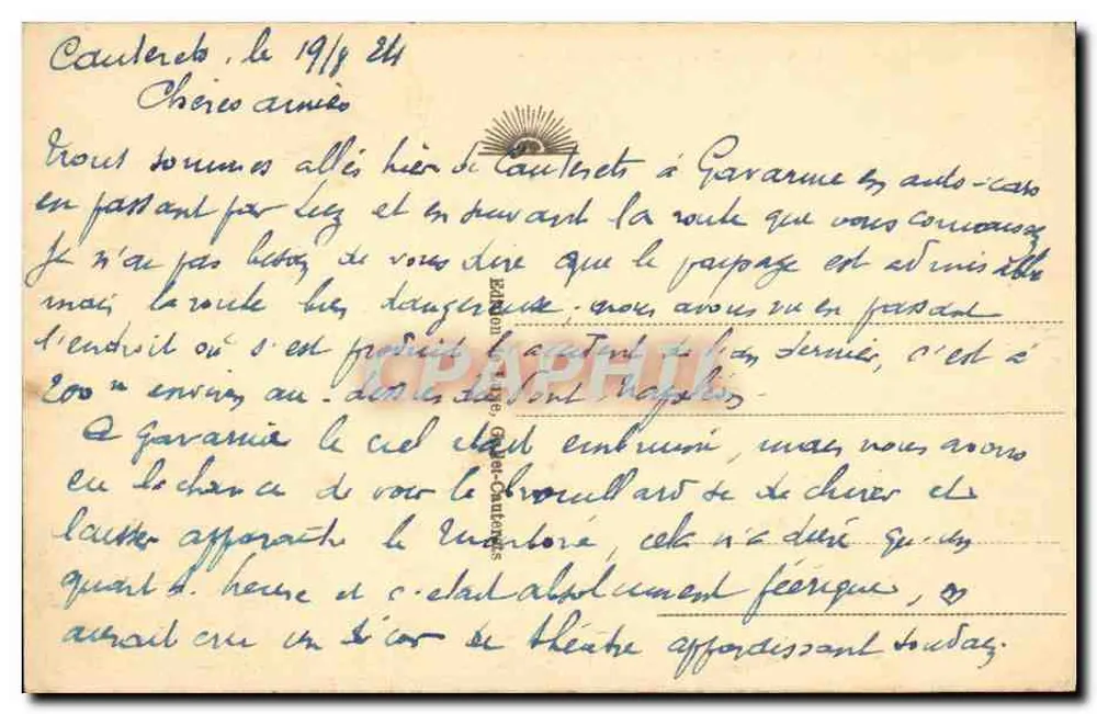 Gavarnie - O Circo e o Gave — n°3 - Verso
