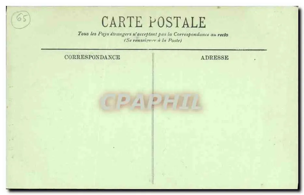 Gavarnie — O Ségugnac — LL. - Verso