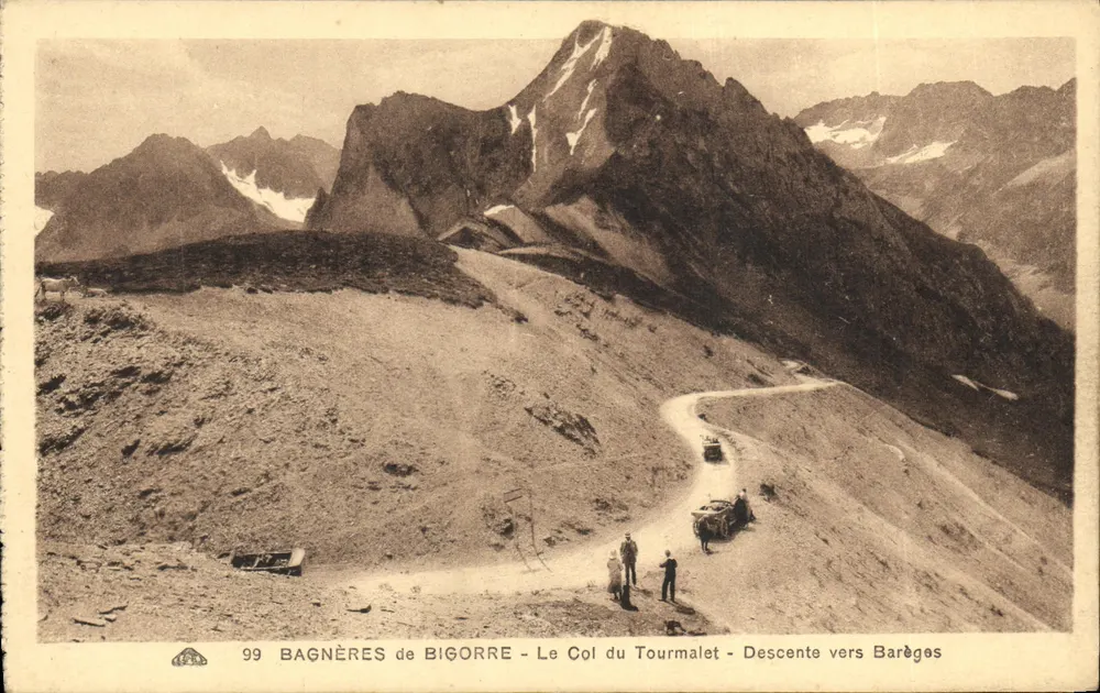Der Tourmalet-Pass — Abstieg nach Barèges — Bagnères-de-Bigorre - Vorderseite