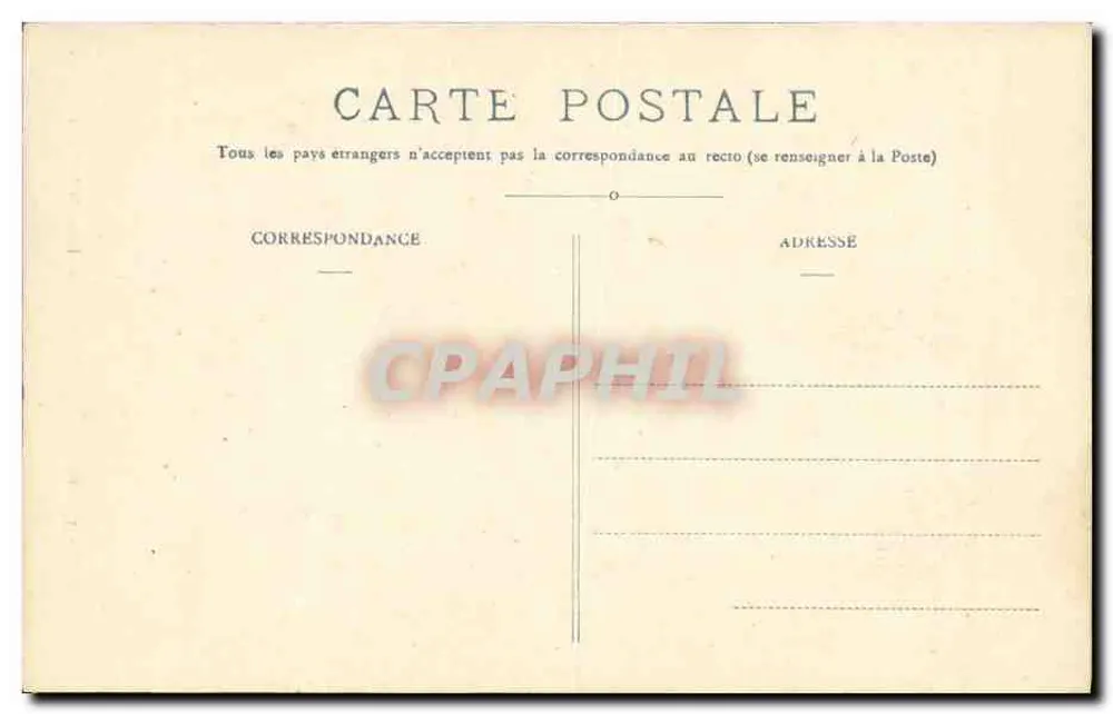 Bagnères-de-Bigorre — Bäder der Königin — Antike Ansichtskarte 52 - Rückseite