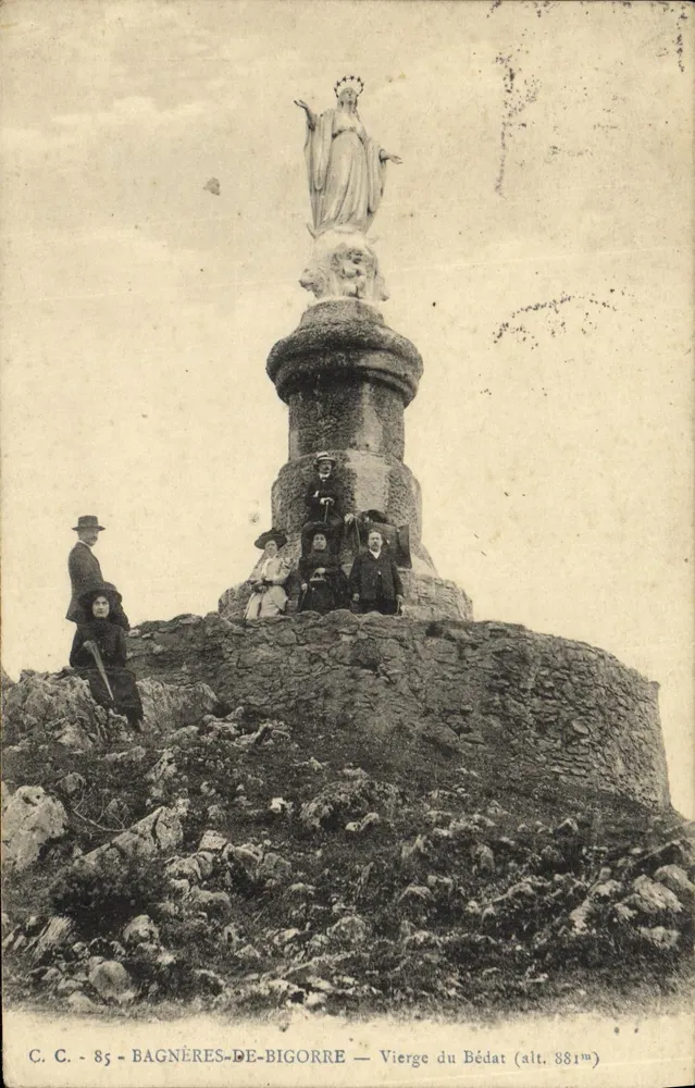 Bagnères-de-Bigorre — Virgem do Bédat (alt. 881m) — C.C. 85 - Frente