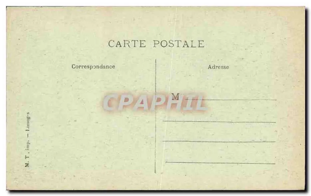 Bagnères-de-Bigorre — O Col d'Aspin — Ed. Sajous, lib. - Verso
