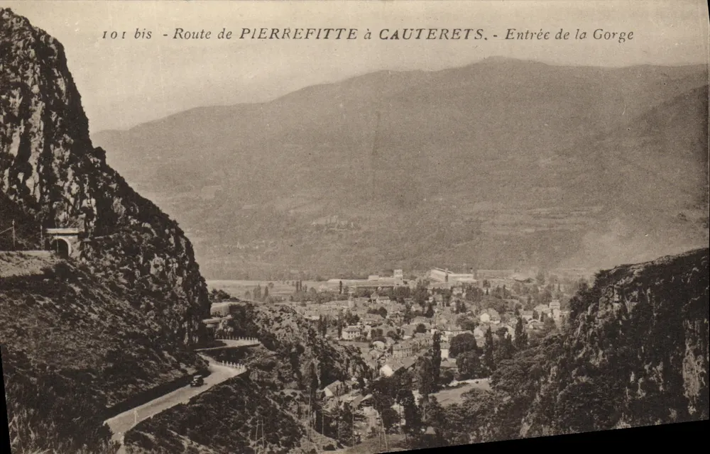 Entrada da Gorge — Rota de Pierrefitte para Cauterets — 101 bis - Frente