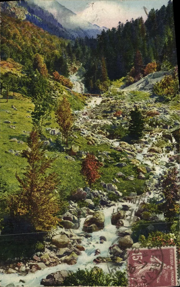 Cauterets — A Vale do Falcão — Cia. Alsaciana dos Artes Piezo-mecânicas, Strasbourg - Frente