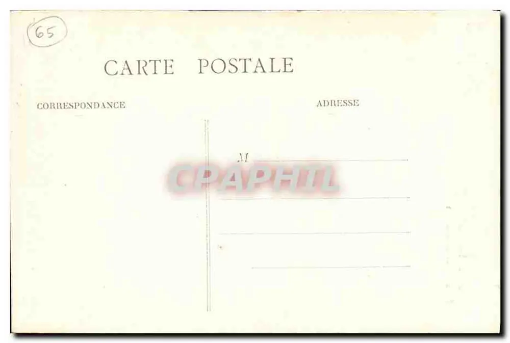 Cauterets — Cachoeira de Mautourat — Edit. A. Ducassé, Cauterets - Verso