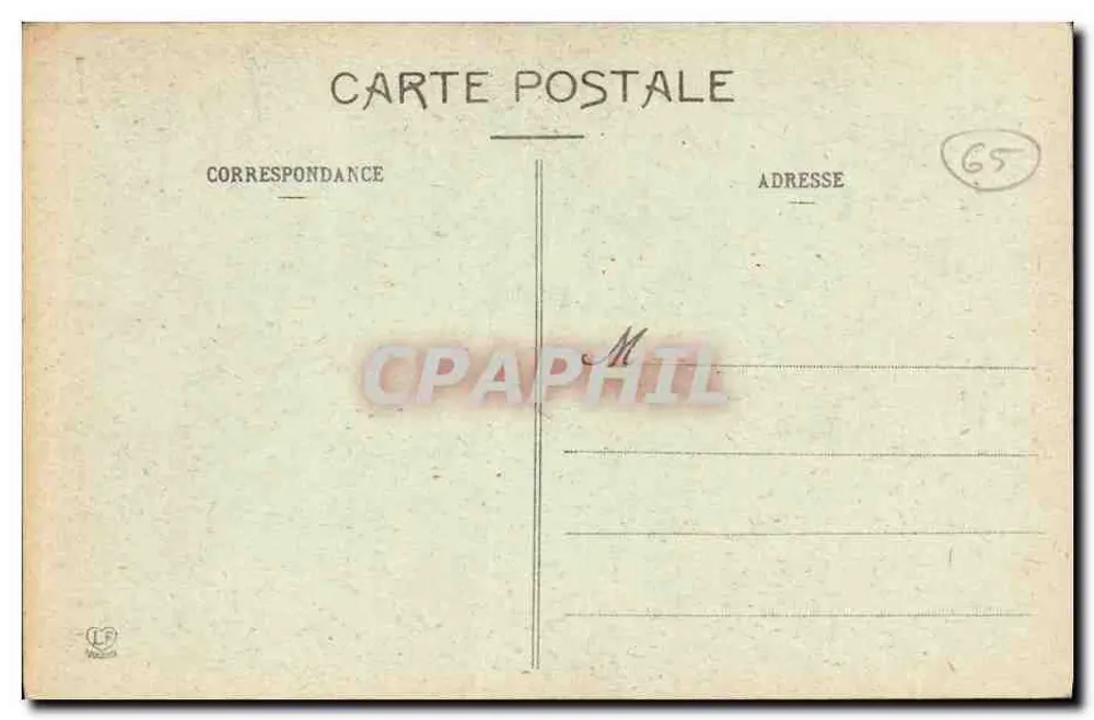 Der Gave de Lutour unter dem Lac d'Estom — Les Hautes-Pyrénées — Phototype Labouche Frères, n°273 - Rückseite