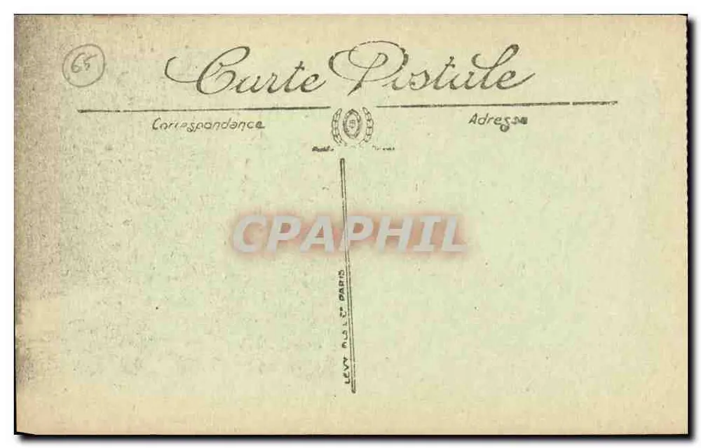 O Lamaçon — Estrada e ferrovia de Pierrefitte a Cauterets — LL - Verso