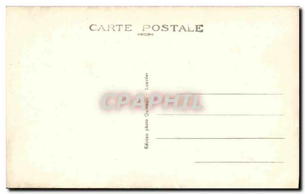 Cascata do Pont d'Espagne — Cauterets — Edição fotográfica Quinestili - Louarde - Verso