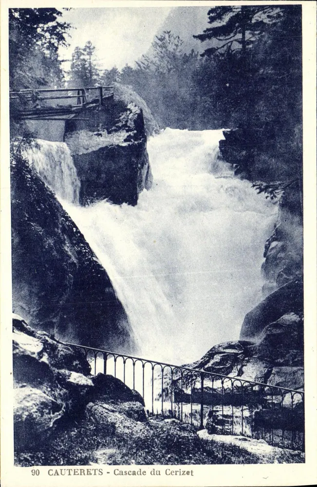 Cauterets - Cascata do Cerizet — edição de luxo - Frente