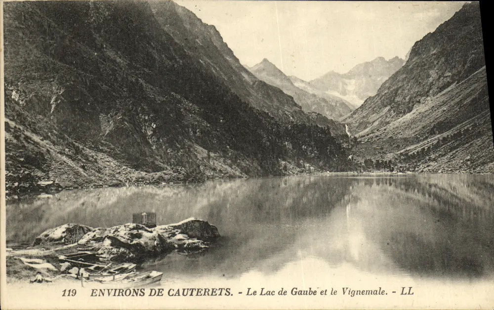 Umgebung von Cauterets — See Gaube und der Vignemale — LL - Vorderseite