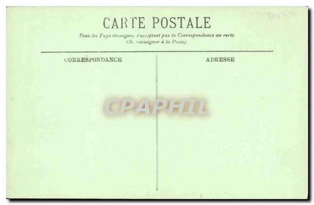 Cauterets — Ansicht vom Chemin de la Raillère — LL. — Nr. 8 - Rückseite