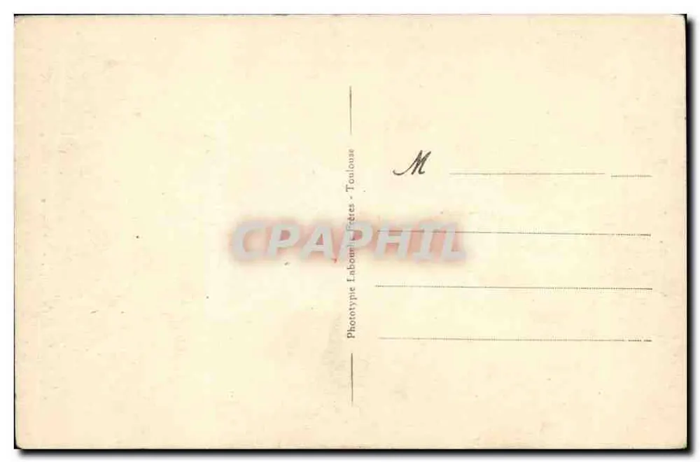 Der Gave und der Pégüère in Cauterets — Die Hochpyrenäen — Phototype Labomtype Toulouse n°1025 - Rückseite
