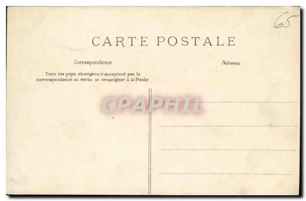 Cauterets — stereoskopische Ansicht — Julien Damoy, Serie Nr. 12 - Rückseite