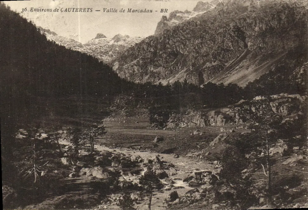 Cerca de Cauterets — Vale de Marcadau — BR - Frente