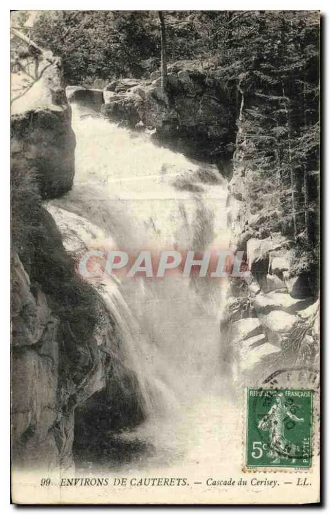 Arredores de Cauterets — Cachoeira do Cerisey — LL. - Frente