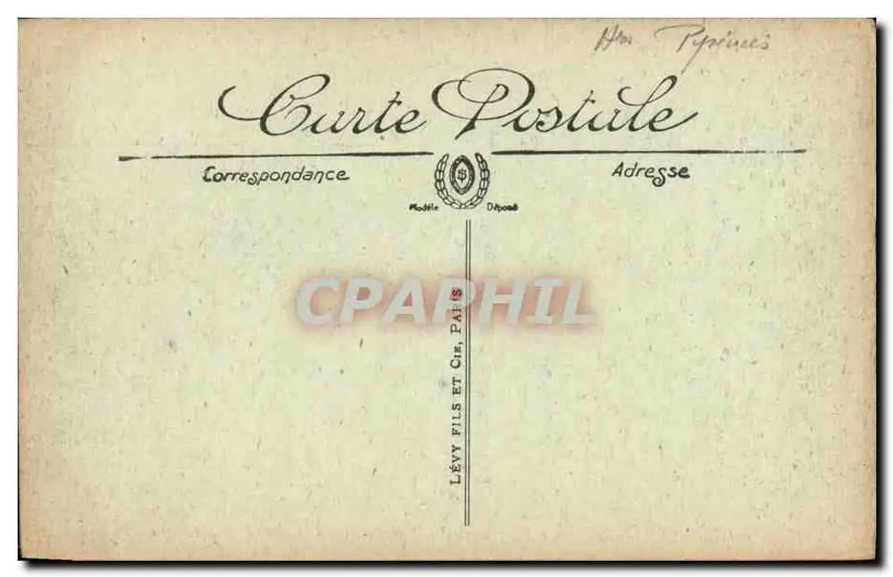 Cauterets — Le Casino und l'Esplanade des Œufs — LL. n°159 - Rückseite