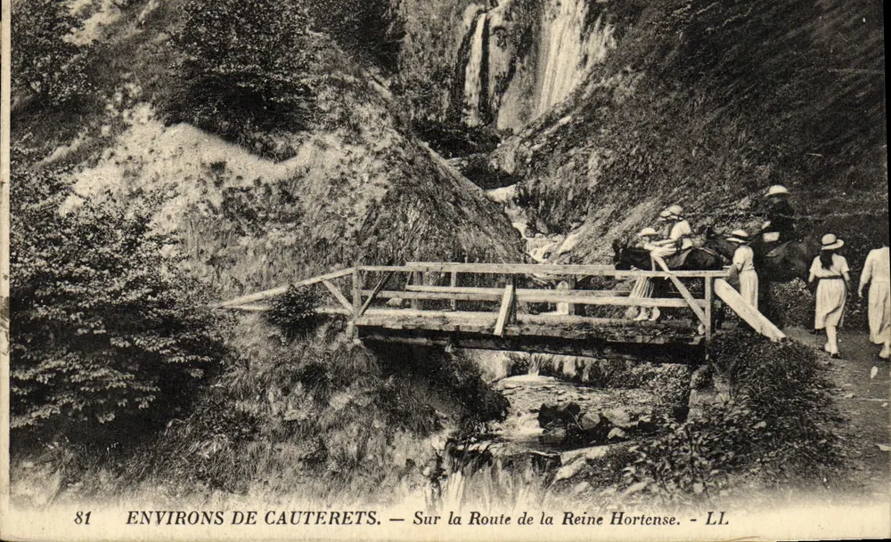 Umgebung von Cauterets — Auf der Straße der Königin Hortense — LL - Vorderseite