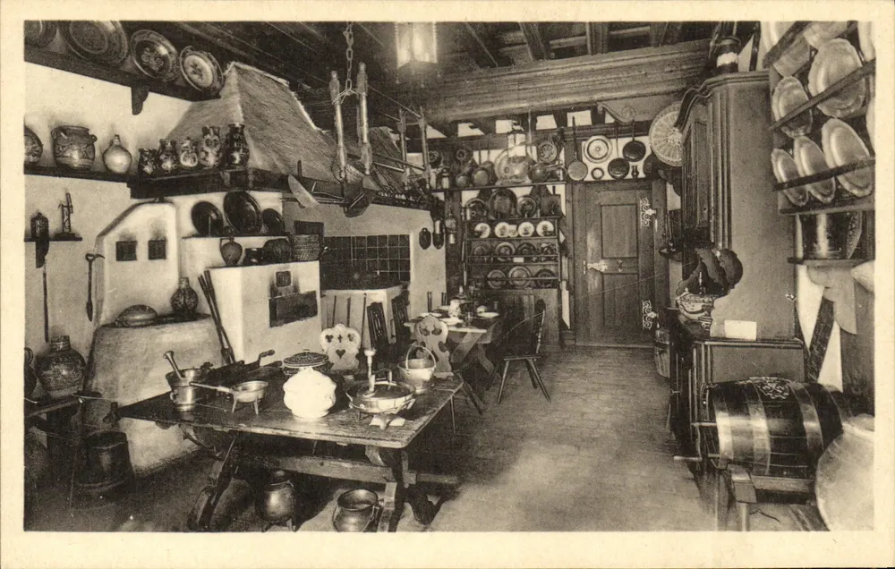 Cozinha alsaciana — Museu alsaciano — Cité des Arts Photomécaniques, Paris - Frente