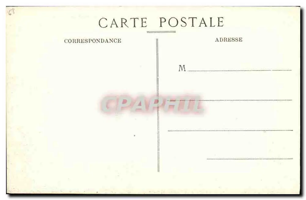 Der Col de Bussang und das Hôtel des Sources — Ballon d'Alsace — unbekannter Verleger, Seriennummer 8036 - Rückseite