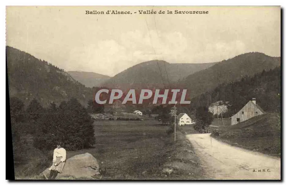 Balão da Alsácia — Vale da Savoureuse — A. et H. G. - Frente
