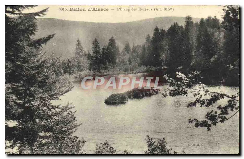 Ballon von Elsass — See der Rohrgräser (Höhe 915m) — A. et H. R. - Vorderseite