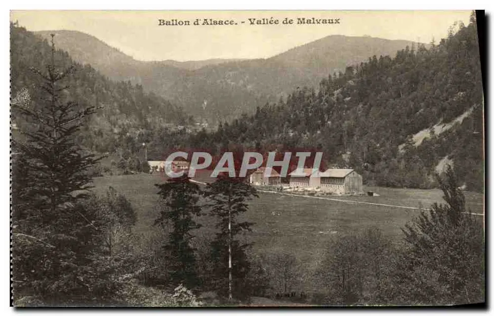 Balão da Alsácia - Vale de Malvaux — editor não identificado - Frente