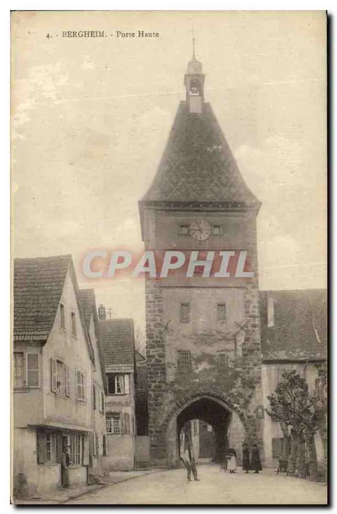 Bergheim - Porte Haute — editor desconhecido, n° 4 - Frente