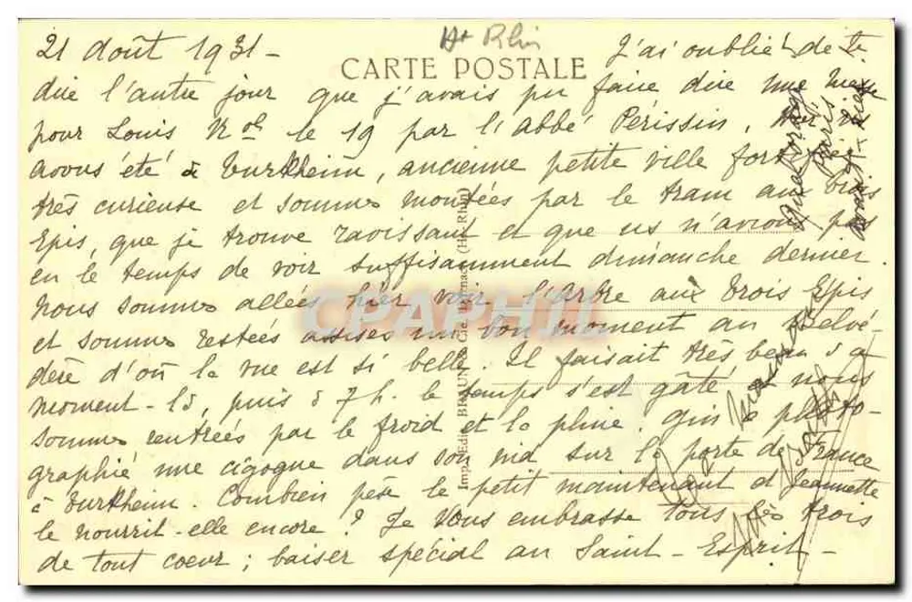 Soultzern — Vista geral — Editor: Imp. Ed. Plaute (H. Rüpp) - Verso